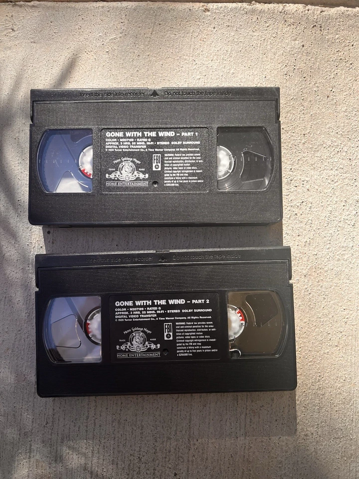 Gone With the Wind (VHS, 2-Tape Set) It's a Classic! - Image 4 of 4