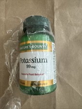 Nature's Bounty Potassium 99Mg Support Fluid Balance 100 Caps