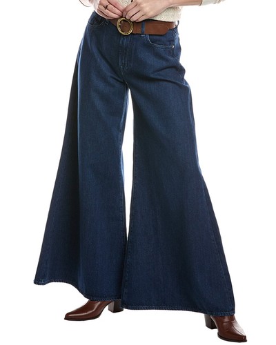 7 For All Mankind Willow Wide After School Super Wide Leg Jean Women's Blue 24