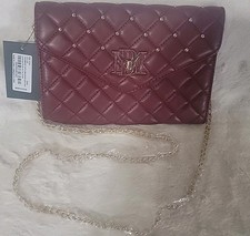 Badgley Mischka Vegan Leather Crossbody With Diamond Quilting NWT