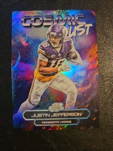 2025 Topps Cosmic Chrome Justin Jefferson Base (RAW)