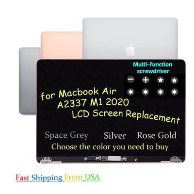 13'' for MacBook Air M1 A2337 2020 EMC 3598 MGN63 MGN93 MGND3 LCD Screen Display
