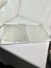 2 Vtg  REMA Air Bake Aluminum Cookie Sheet Double Wall Bake 16x14 Insulated Read