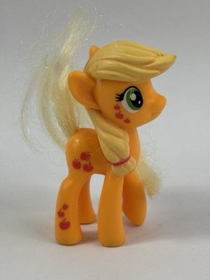 My Little Pony G4 Applejack Figure Molded Mane Brushable Tail Cutie Mark Magic