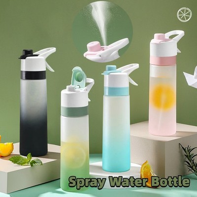Spray Water Bottle For Girls Outdoor Sport Fitness Water Cup Large Capacity Spra