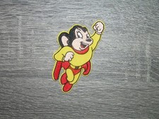 Might Mouse Cartoon Character Embroidered Iron On Patch 2.5" x 3"