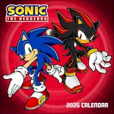 Andrews McMeel Publishing,  Sonic the Hedgehog 2026 Wall Calendar, 12'' X 12'',