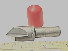 3/4" X 82° HSS Center Reamer Countersink, Single Flute 1/2" Shank, New