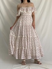 Vintage Gunne Sax Jessica San Francisco Floral Maxi Dress Cottagecore Prairie