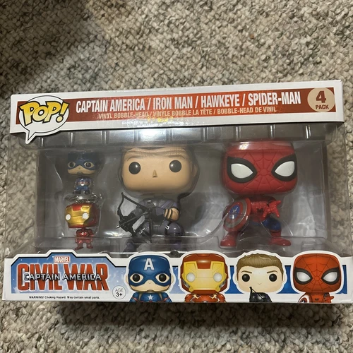 Funko Pop! Vinyl: Marvel - Captain America / Iron Man / Hawkeye / Spider-Man - 4