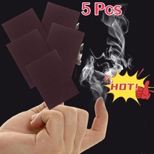 5PCS Mystic Finger Hells Smoke Trick Smoking Illusion Paper Kid Magician 10x7cm  
