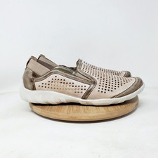 Remonte Shoes Womens 39 Perforated Leather Slip On Comfort Sneaker Loafer