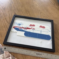Vintage Rare Pepsi Advertising Styrofoam Cut Out Airplane Piedmont Style Promo