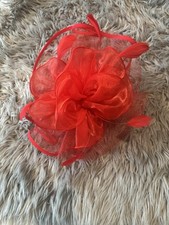 Fascinator Hat Red - Perfect for Kentucky Derby 