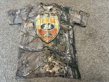 Tony Stewart 14 NASCAR Shirt Large Realtree Camo Racing Tee All Over Print