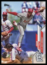 Ozzie Smith 2020 Topps #55 Legend Image Variation SP Short Print Cardinals HOF