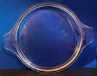 🥺  Broken Lid? Don't cry!  VINTAGE PYREX Tab Casserole #474 C5 Clear Glass LID