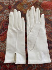 Vtg NEW Deadstock Soft White Wedding First Communion Gloves XS 50  Italy