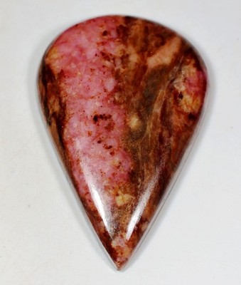 80 Kt 7X28X42 mm Natürlicher Designer Rhodonit Birne Cabochon Edelstein DJ-587