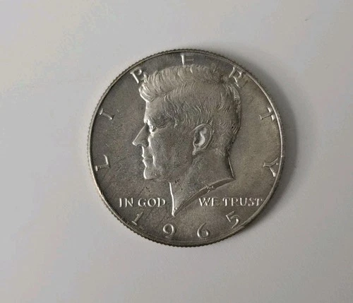 1965 Kennedy Half Dollar 40 % Silver Coin