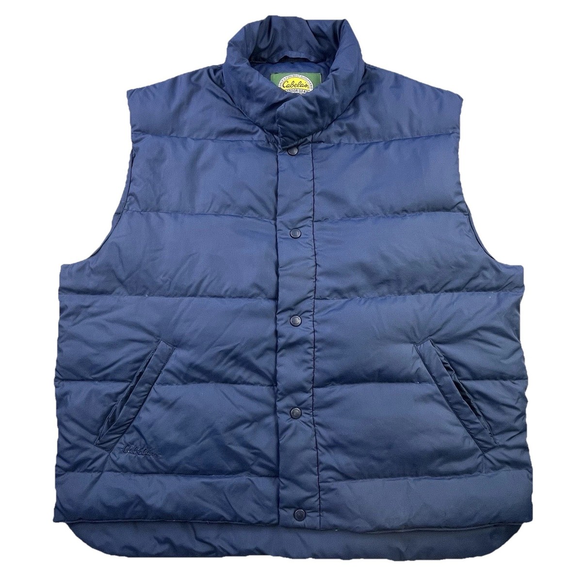 ジャケット・アウター 907 Cabela's  Down Vest Navy XL Reg Vintage Cabela's Premier Northern Goose Down Puffer Vest XL Navy