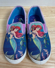 Disney Princess The Little Mermaid Ariel Little Girls Shoes Slip On Size 11