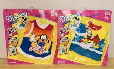 New 1986 Disney Babies Doll Cloth Fits 16-18'' Dolls, Cabbage Patch Kids Mickey