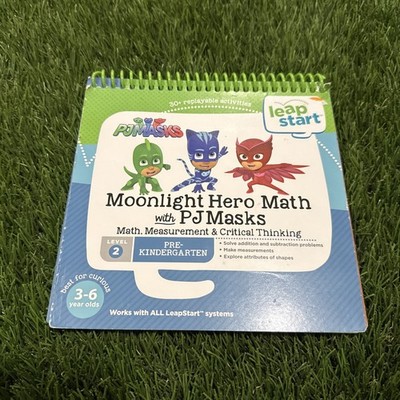 LeapFrog Leap Start Pre-Kindergarten Book   PJ MASKS MOONLIGHT HERO MATH