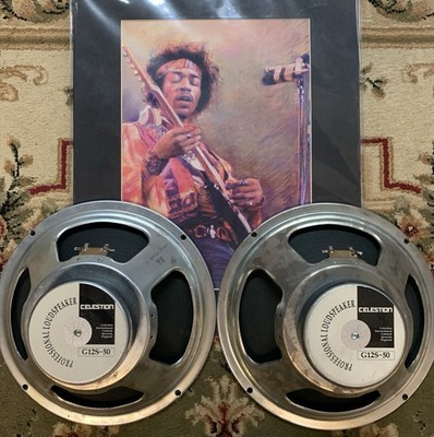 Two Celestion G12S-50 12  16ohm 50watt speakers