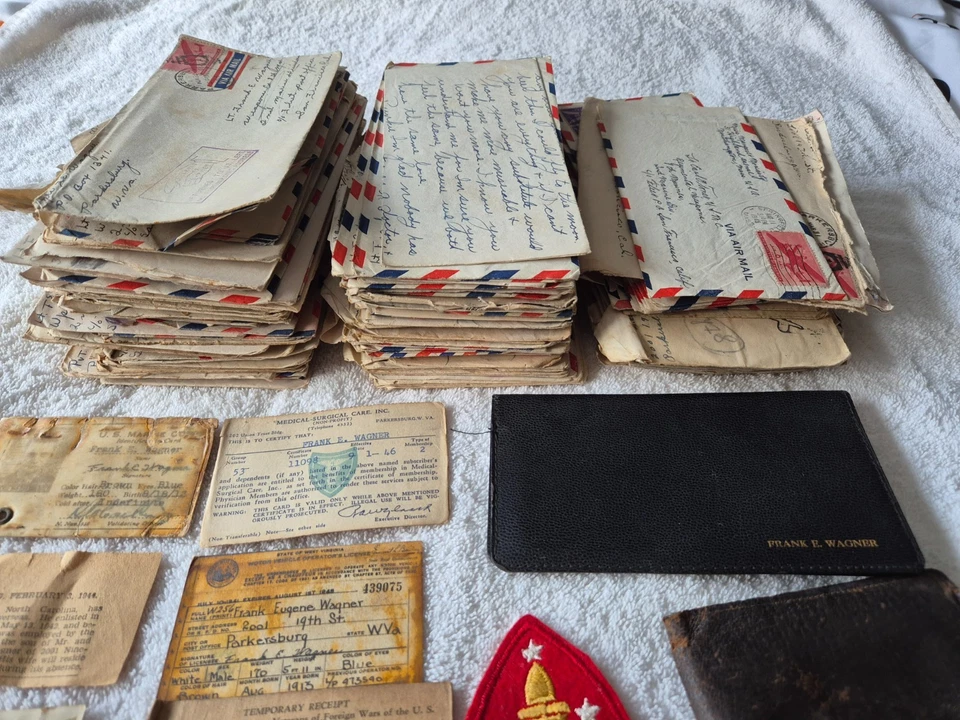 WW2  USMC 2nd Marine Division Letter Grouping. - Image 2 of 4