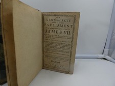 LAWS AND ACTS, MADE IN THE FIRST PARLIMENT,JAMES V11.1731.