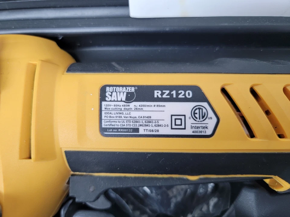 ROTORAZER RZ120 CIRCULAR SAW 480W 120V Corded Electric  - Image 3 of 4