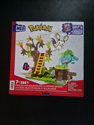 Mega Construx Pokémon - Emolga & Bulbasaur s Charming Woods - Neu & Sealed