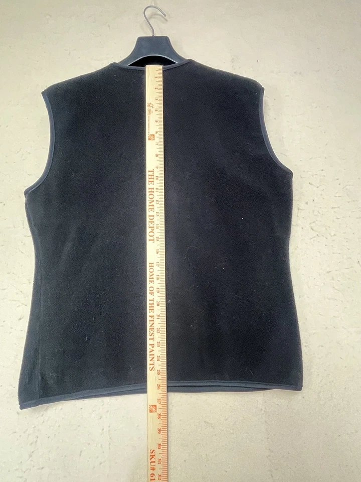 Chaleco polar Bellwether Velocity negro para hombre talla grande Foto 4 de 4