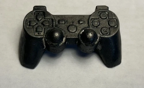 .9999 Fine Silver - Poured PlayStation Controller - Antiqued - 1.86 Troy Oz