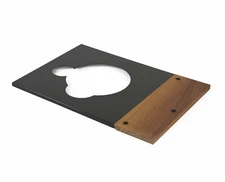 Tonearm Board Light Walnut + Cover Plate For Thorens TD125 + Tonearm Drilling