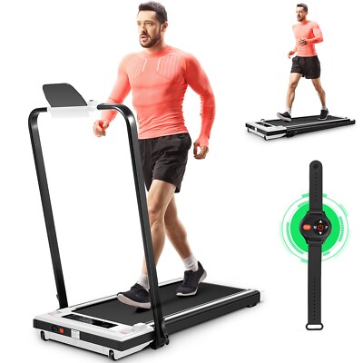 Electric Folding Treadmill Portable Running Walking Machine for Home Office #