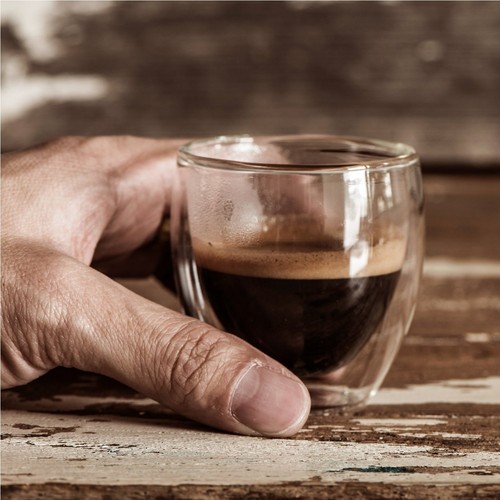 Pack of 6 Japanese Style Small Double Wall Glass Cup Tea Cup Coffee Cup Mug 80ml - Picture 3 of 12