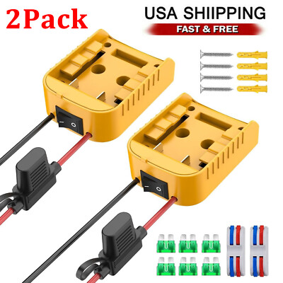 #ad #ad 2 Packs Power Wheel Adapter Compatible with Dewalt 20V Battery Converter Kit $16.59