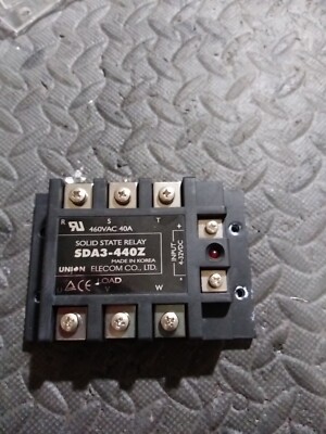 Union elecom. SDA3-440Z SDA3440Z. Solid State Relay. Used. 