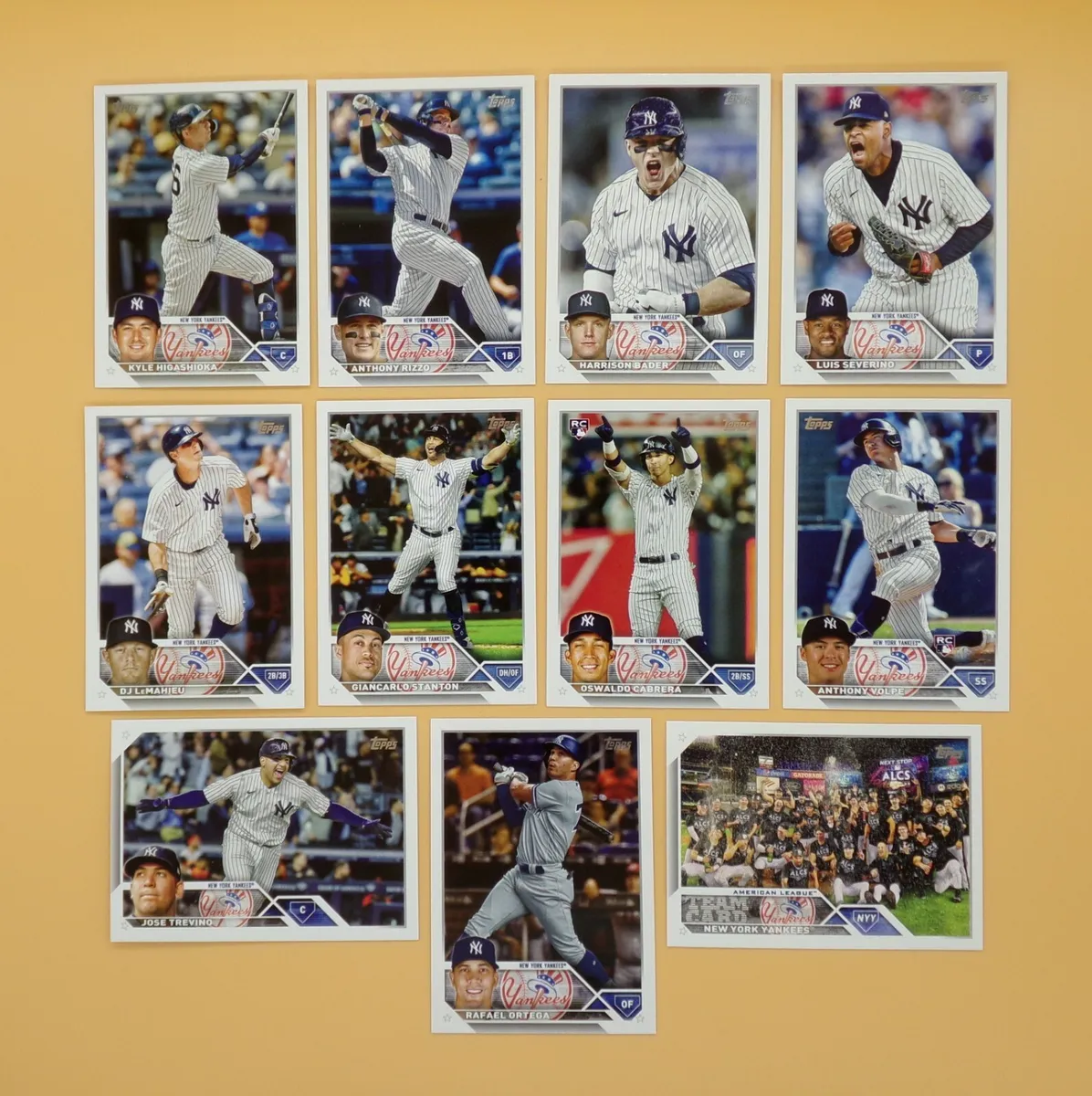  New York Yankees Topps Factory Sealed Team Set GIFT LOT  Including the 2023 and 2022 Limited Edition 17 Card Sets for 34 EXCLUSIVE  Yankees Cards : Collectibles & Fine Art