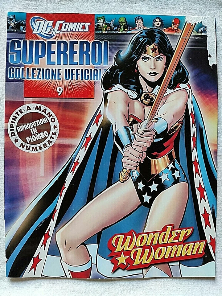 Wonder Woman Super Héros Collection Officielle DC COMICS MARVEL EAGLEMOSS N. 9 - Photo 1/1