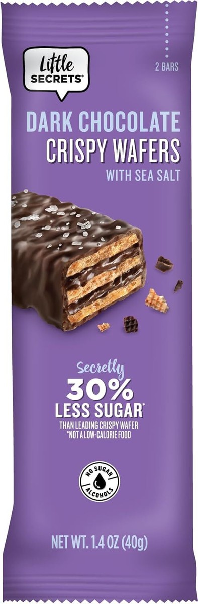Little Secrets Crispy Wafer Dark Chocolate With Sea Salt 1.4 Oz