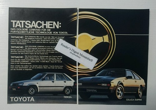 # Werbeanzeige/advertisement A5: Toyota - Das Goldene Lenkrad 1983 (13101688)