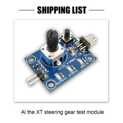 10X Servo Tester 3-Gears Servo Test Module w/ Indicator Anti-reverse Connection
