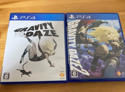 Lot 2 Gravity Daze 1 & 2 set Sony PlayStation 4 PS4 Tested From