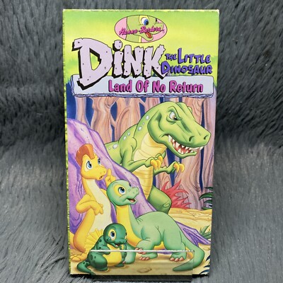 Dink the Little Dinosaur Land Of No Return VHS Tape 1994 Childrens