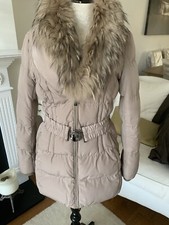Beautiful Padded Coat With Really Fox Fur Used Only Few Times Retail Price £250