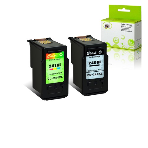 2PK PG-240XL CL-241XL Ink for Canon 