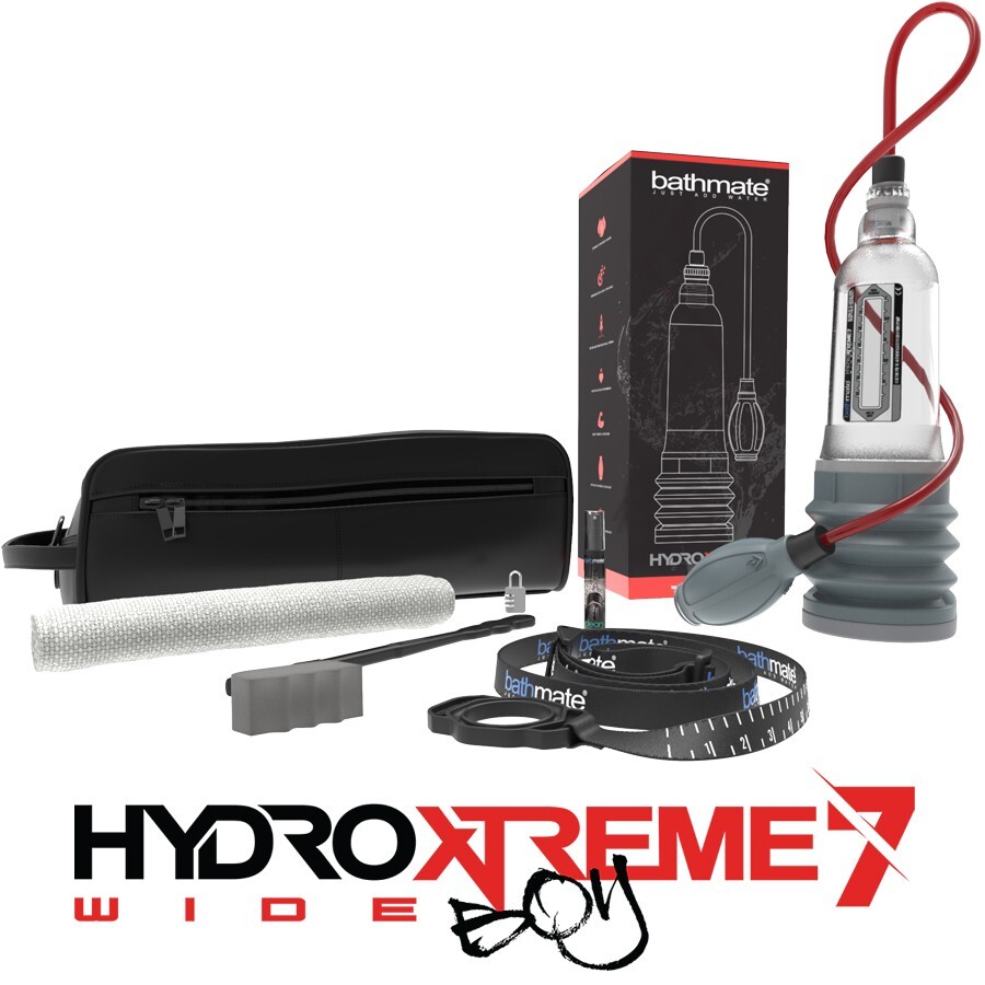 BATHMATE PUMP HYDROXTREME 7 WIDE BOY PENIS ENLARGER HYDROMAX HYDRO WATER
